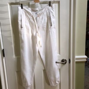 Lou and Grey Off White Parachute Pants